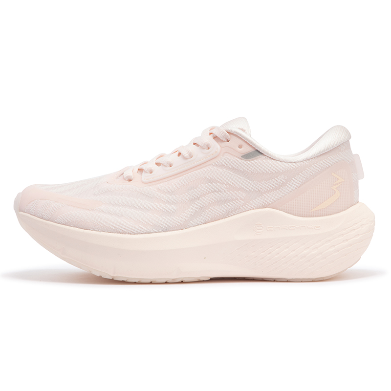 361° Anti-Slip Wear-Resistant Breathable Lightweight Low-Top Running Shoes Women's Light Pink