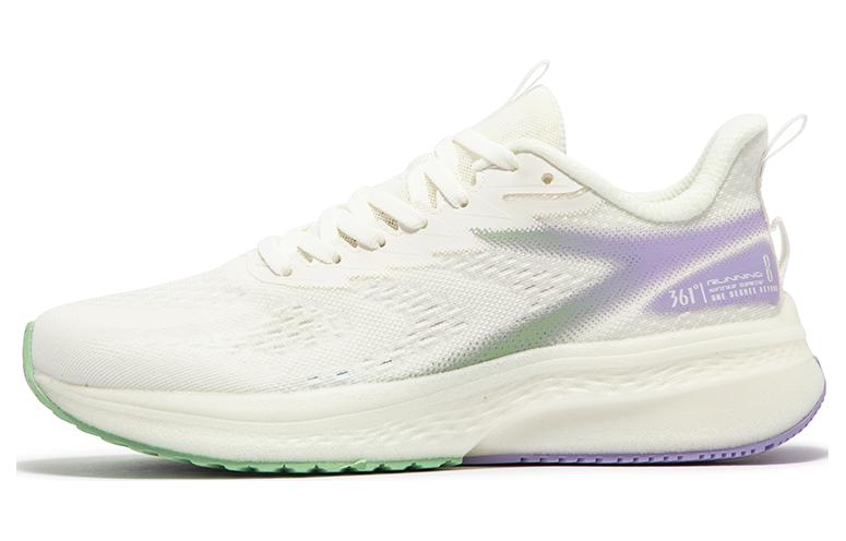 361° Cushioning, Wear Resistant Low Top Running Shoes Women's Gray Purple