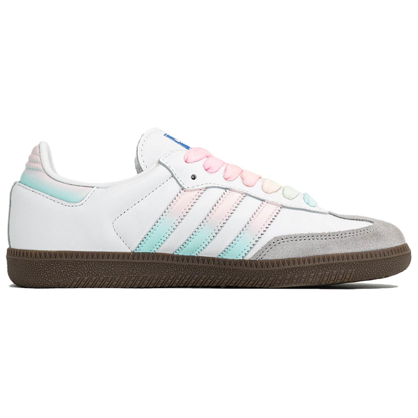 Adidas Originals SAMBA OG German Army Trainers Unisex Low top White/Gray/Pink/Green купить в интернет-магазине Yoocart с быстрой доставкой по России.