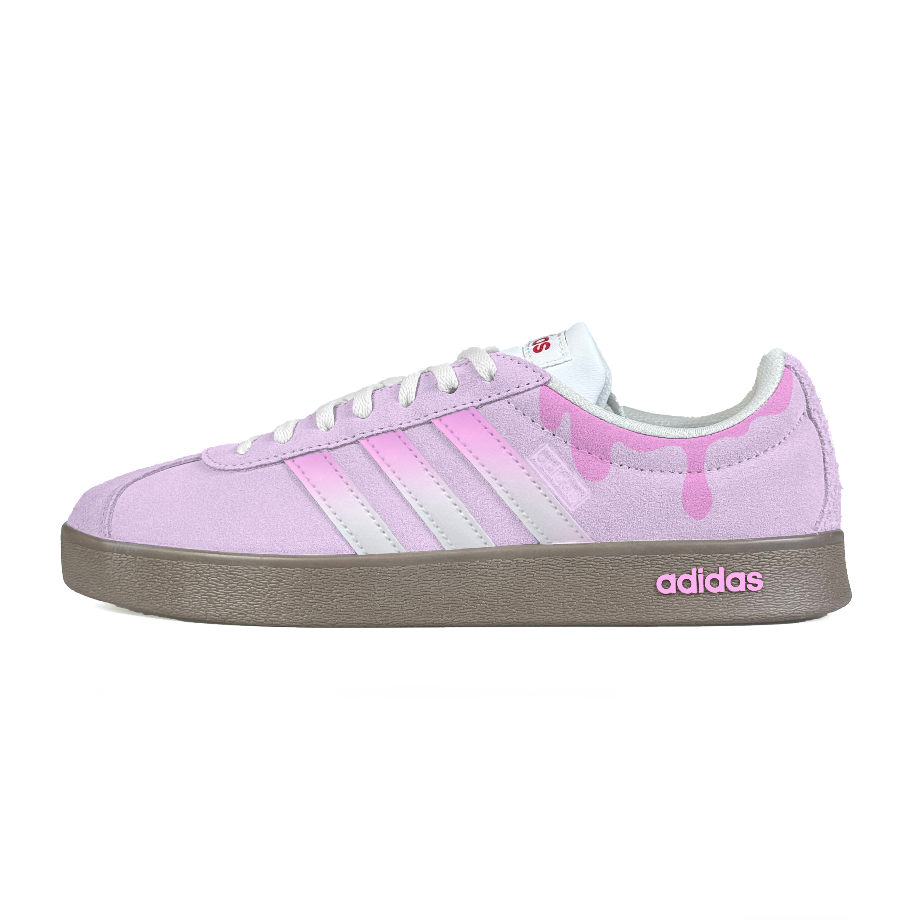 Adidas Neo VL Court 2.0 Grape Jam Anti Slip Wear Resistant Low Top Skateboard Shoes Women's Purple купить в интернет-магазине Yoocart с быстрой доставкой по России.