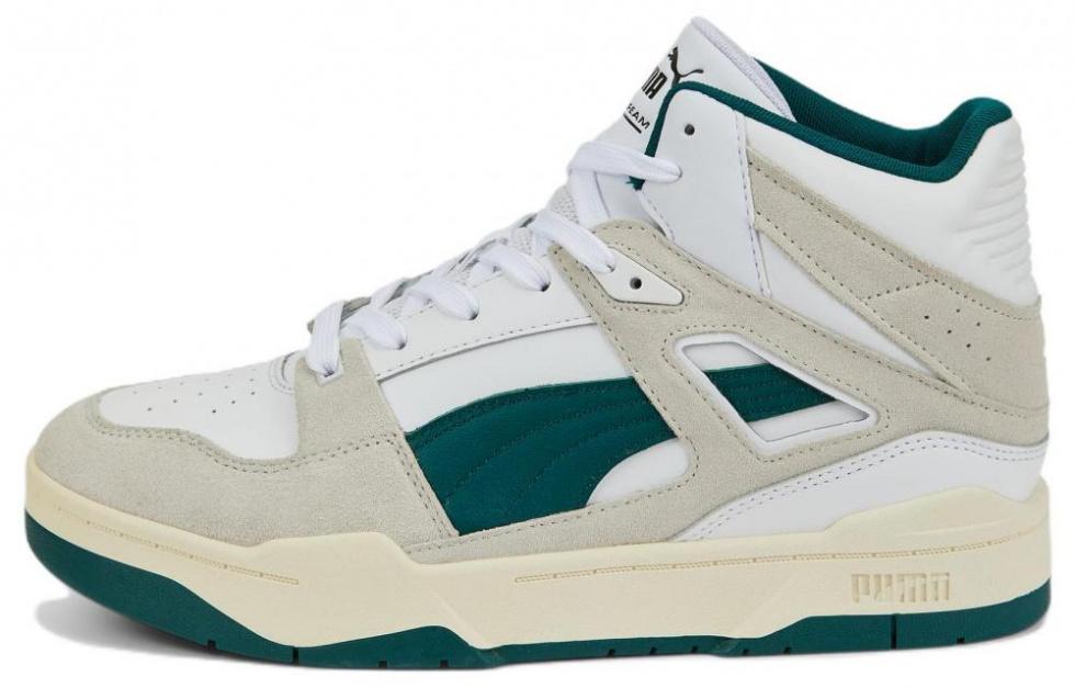 PUMA Slipstream Mid Heritage White Green