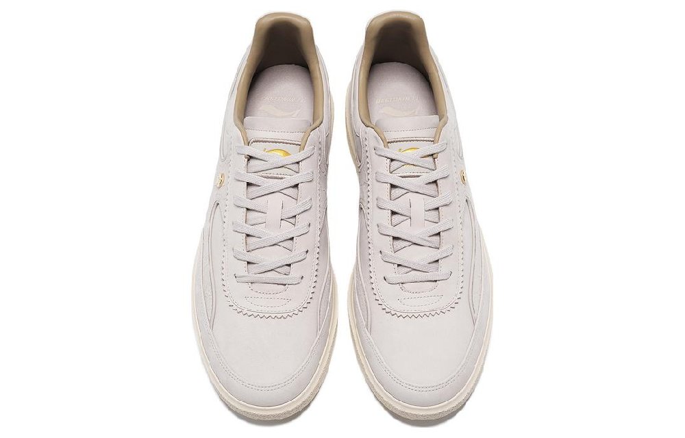LI NING 1990 Low Top Skateboard Shoes Men's Dawn Gray
