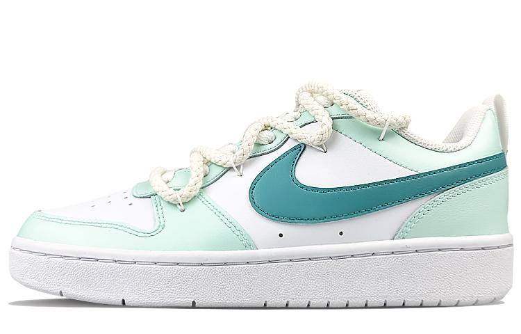Nike Court Borough Slip-Resistant Cushioning Wear-Resistant Low-Top Skateboard Shoes Women's Green