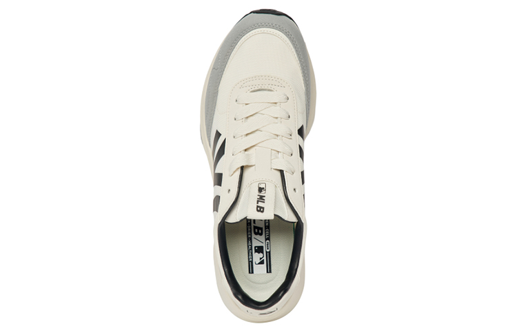 MLB Chunky Jogger Cushioning Anti-Slip And Wear-Resistant Low-Top Chunky Sneakers Unisex Gray White