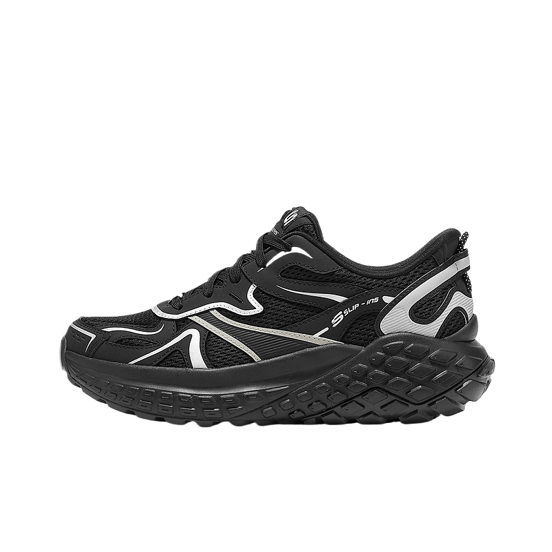 Skechers Street Abrasion Resistant Low top Chunky Sneakers Men's Black
