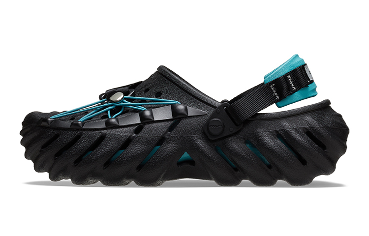 Crocs Echo Reflective Laces Clog 'Black Teal'