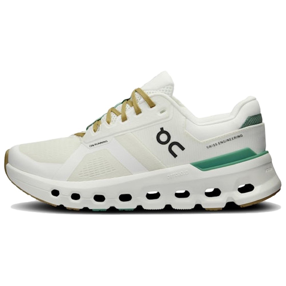 On Running Cloudrunner 2 White Green Women's