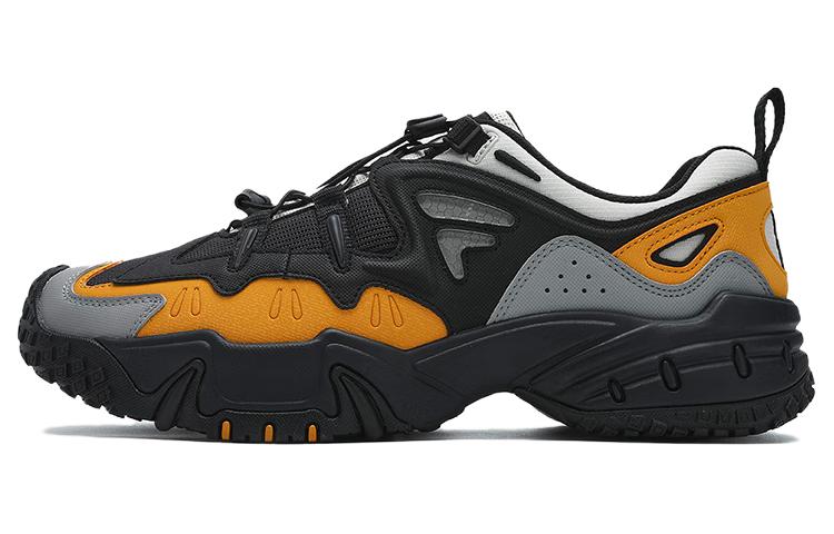 FILA FUSION KRIPTONITE Low Top Casual Shoes Men's Black Yellow Gray