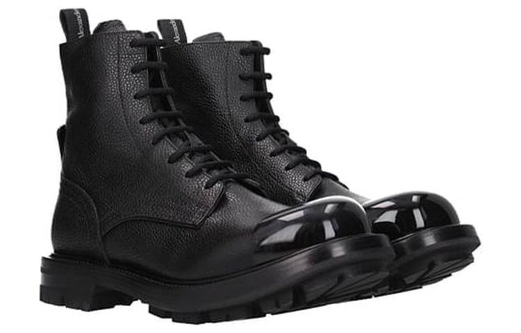 Alexander McQueen Ankle Boots Men's Black