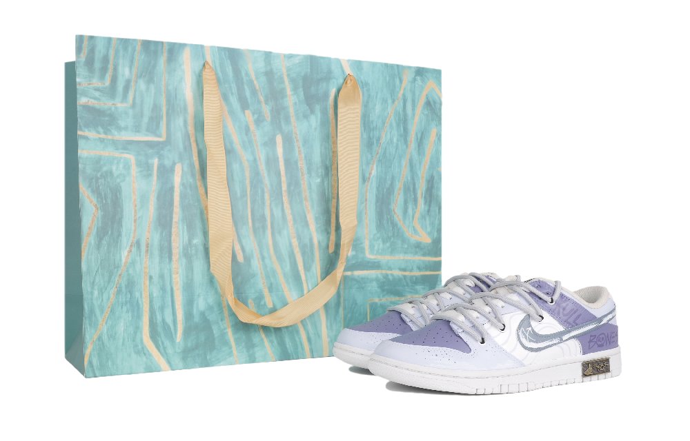 Nike Dunk Coverage Low-Top Skateboard Shoes Men's Blue White