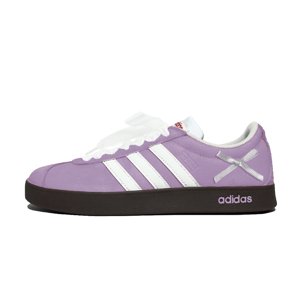 Adidas Neo VL Court Lifestyle Skateboard Shoes Unisex Low Top White Purple
