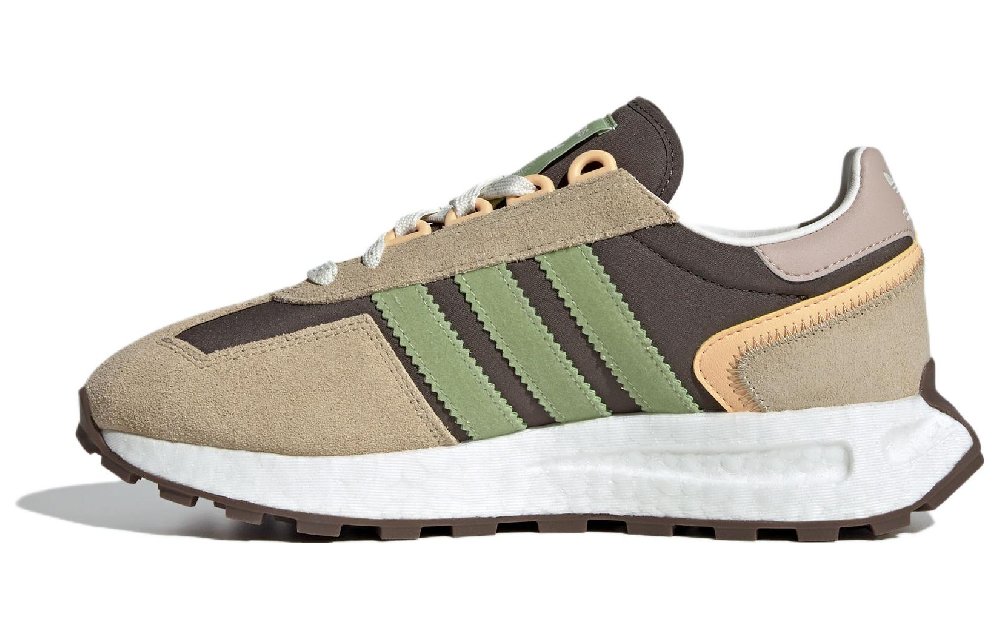 Adidas Originals Retropy E5 Low-Top Casual Running Shoes Women's Brown Green