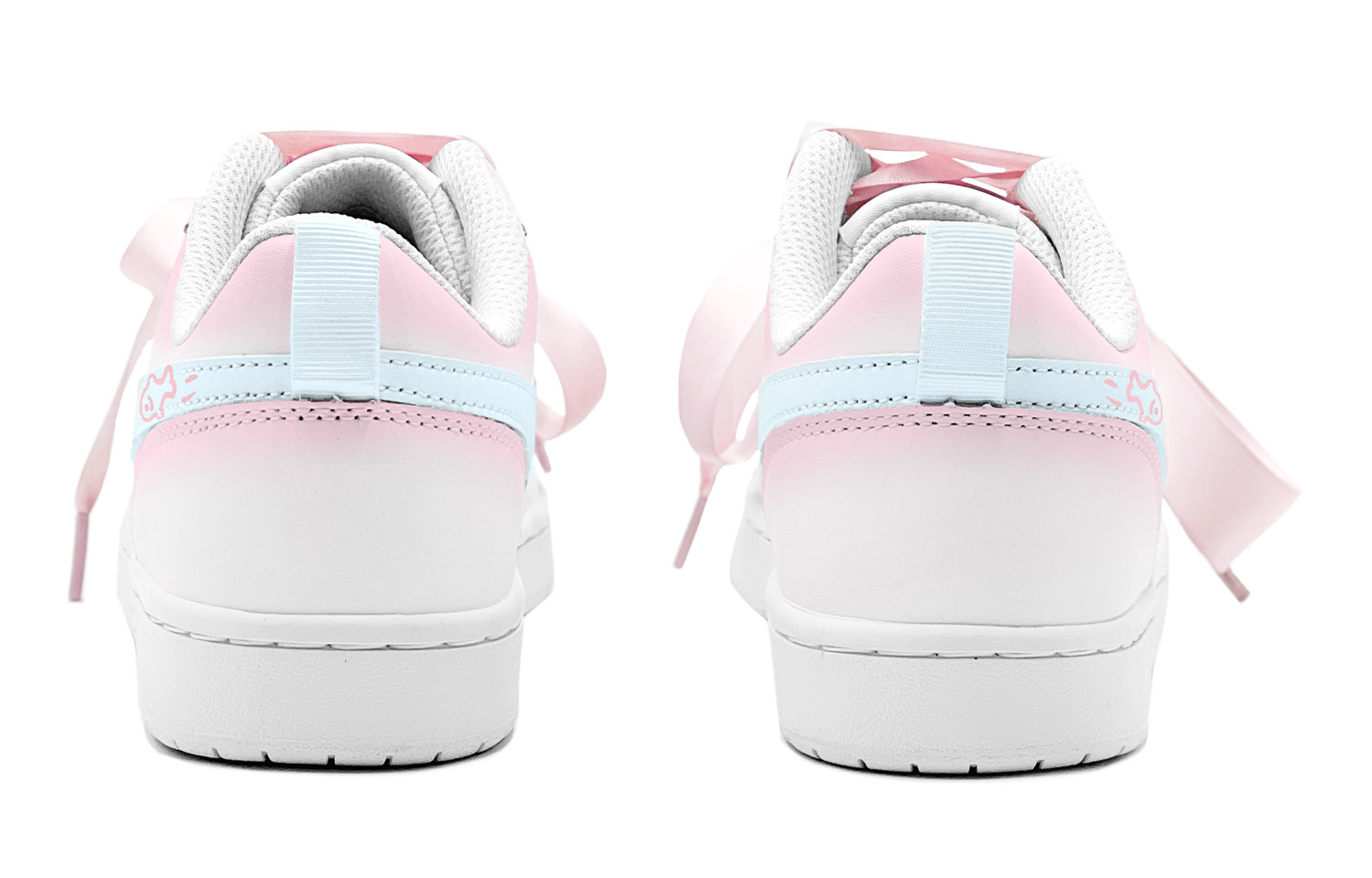 Nike Court Borough 2 Slip-Resistant Low-Top Skateboard Shoes Women's Pink Blue купить в интернет-магазине Yoocart с быстрой доставкой по России.