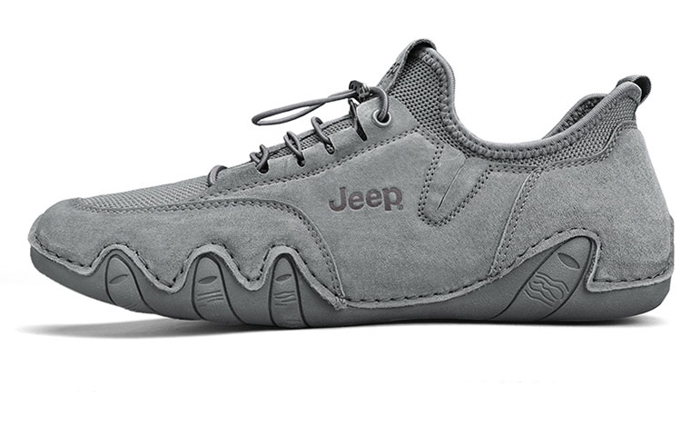 Jeep Low Top Casual Shoes Men's Gray