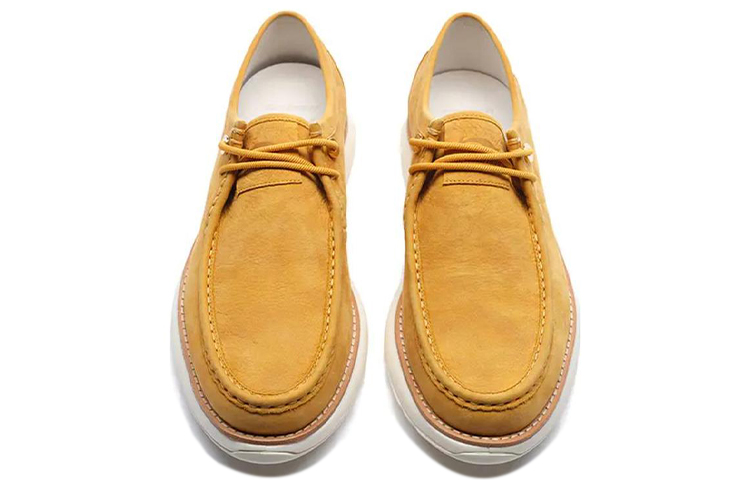 LiNing Commuter Series Shock Absorbers Slip Resistant Breathable Low top Sports Casual Shoes Men's Yellow купить в интернет-магазине Yoocart с быстрой доставкой по России.