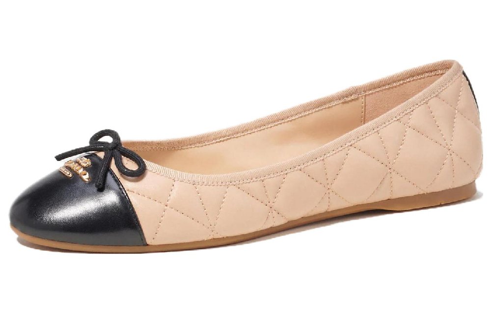 COACH Casual Single Shoes Women's Beige Black