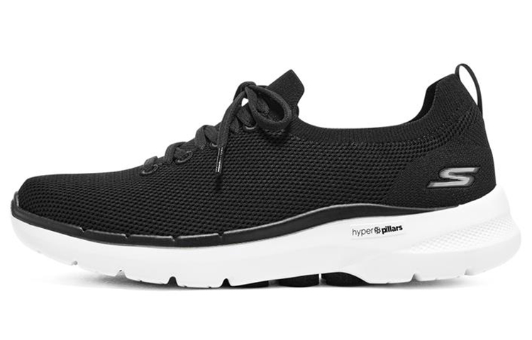 Skechers Go Walk 6 Hyper Burst 'Black White'