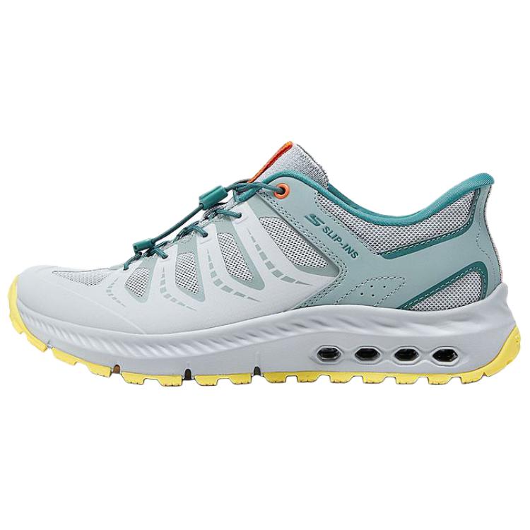 Skechers OUTDOOR Breathable Low Top Casual Shoes Women's Gray Green