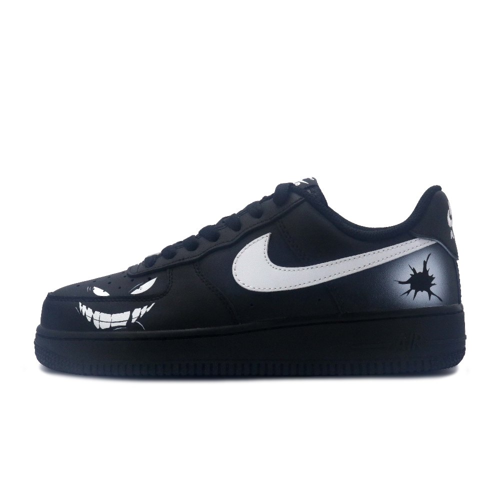Nike Air Force 1 Lightweight And Breathable Low-Top Skateboard Shoes Unisex Black White