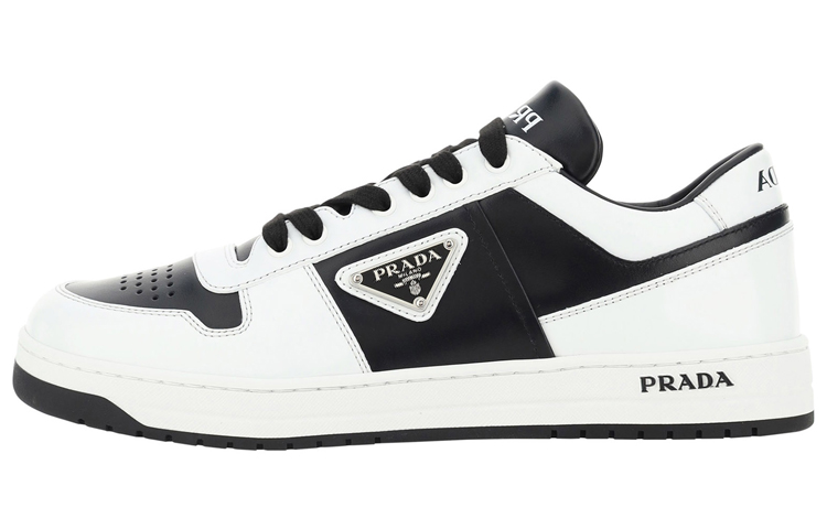 PRADA Downtown Leather 'White Black'