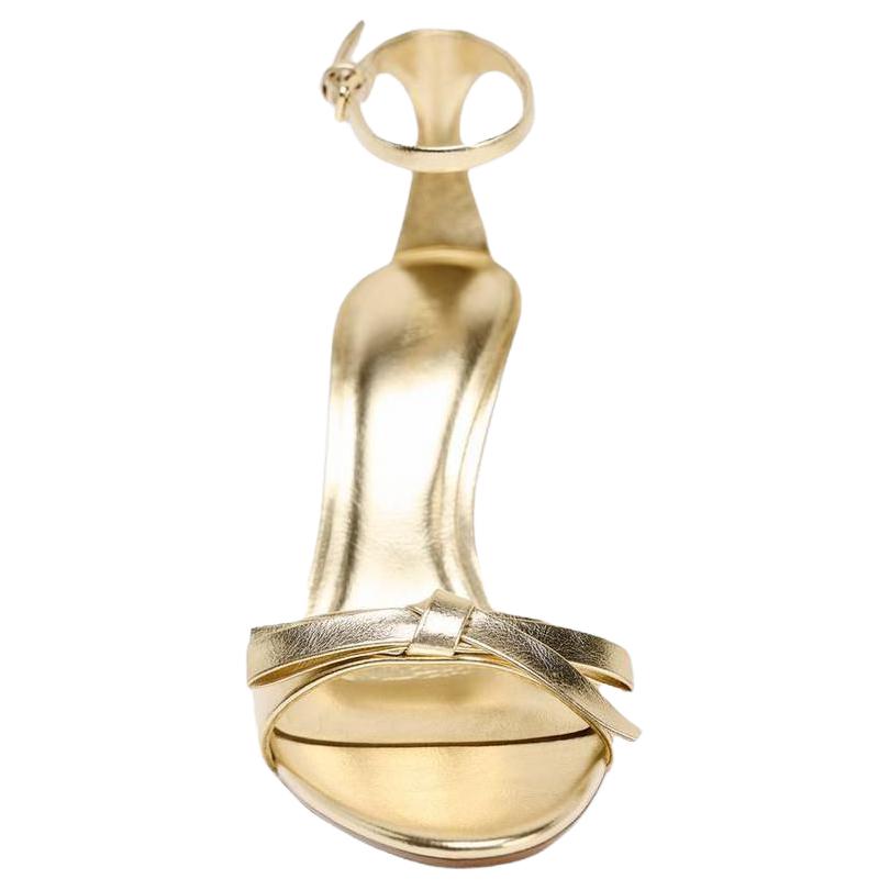 ZARA One Strap Sandals 10cm Women's Gold купить в интернет-магазине Yoocart с быстрой доставкой по России.