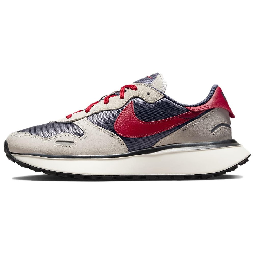 Nike Phoenix Waffle Thunder Blue Photon Dust Wolf Grey Gym Red Women's