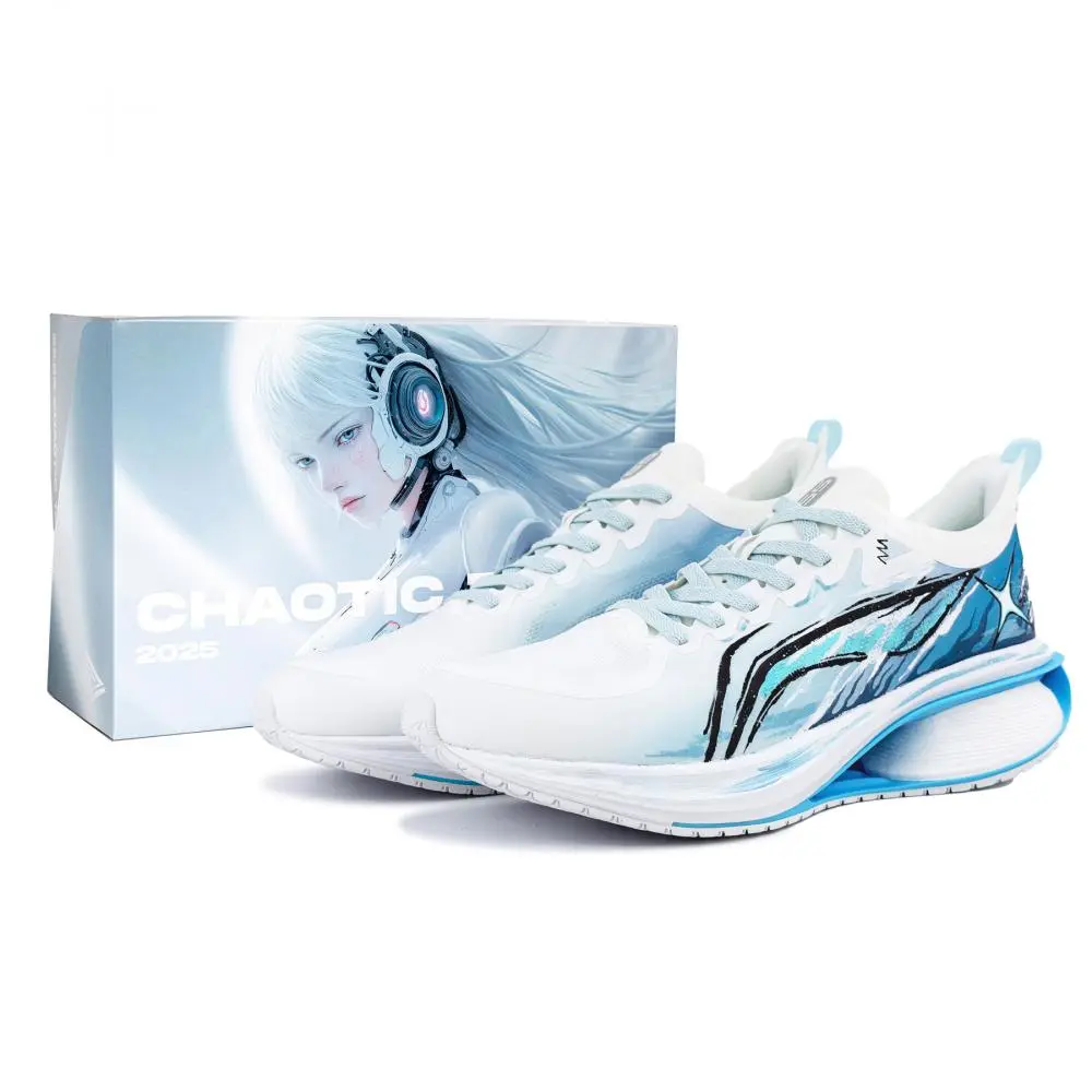 LiNing WuShi 5S 3.0 Cushioning Abrasion Resistant Breathable Low top Casual Running Shoes Men's Blue White