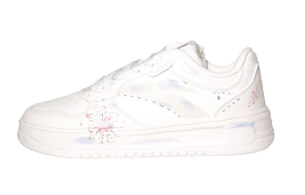 Anta Relaxed Cushioning, Wear Resistant Low Top Skateboard Shoes Women's White