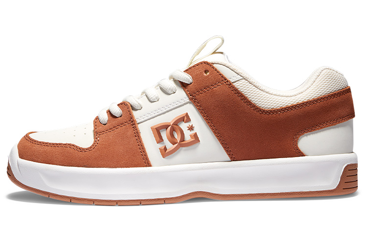 DC Shoes Lynx Zero Skateboard Shoes Unisex White Brown