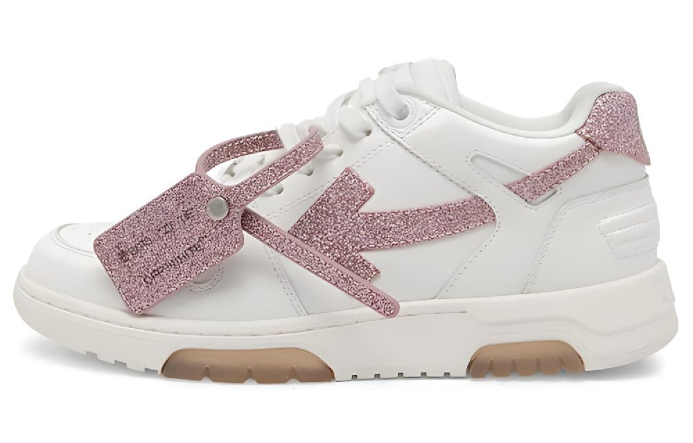 OFF WHITE Out Of Office Low Top Sneaker 'Pink White' Women's