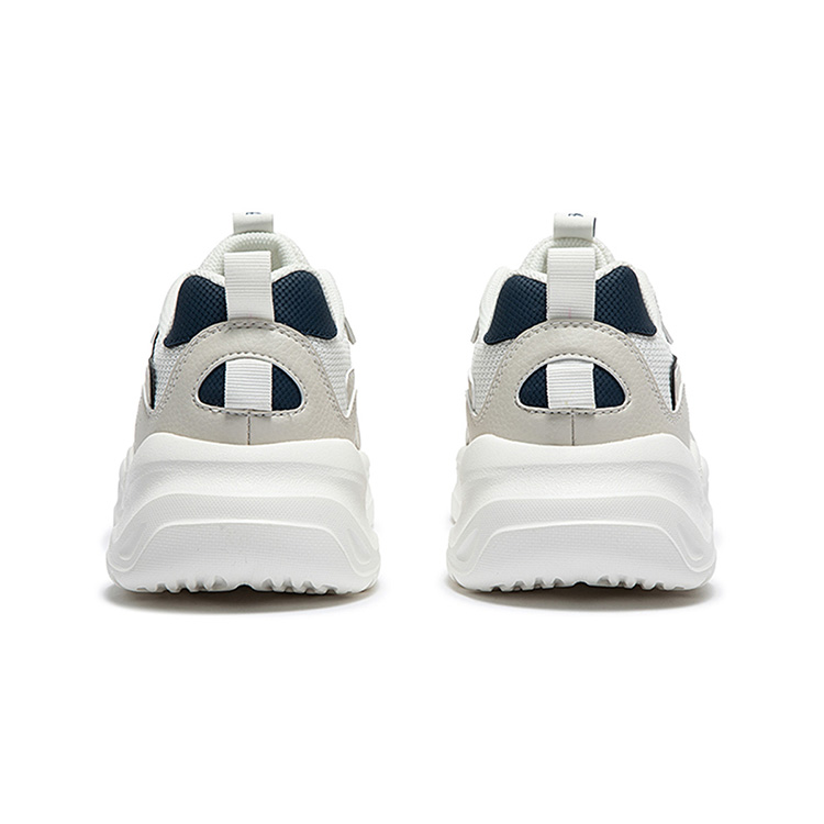 361° Ke Song 2 Anti-Slip Wear-Resistant Low-Top Casual Shoes Men's Feather White
