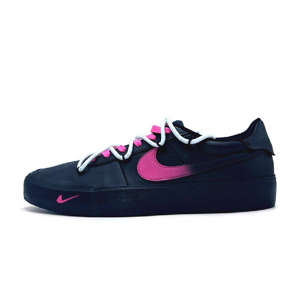 Nike Court Shot Dark Domain Wanderer Anti Slip Wear Resistant Low Top Skateboard Shoes Men's Black Red