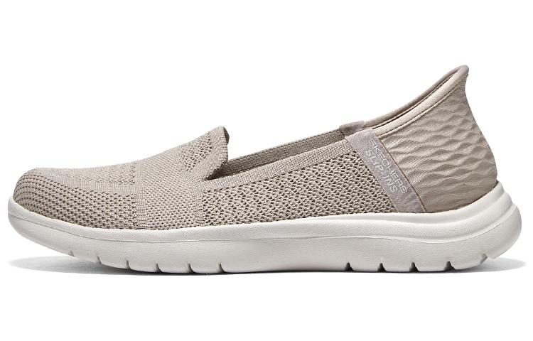Skechers On The GO Fle Penetration Technology Low Top Casual Shoes Women's Taupe
