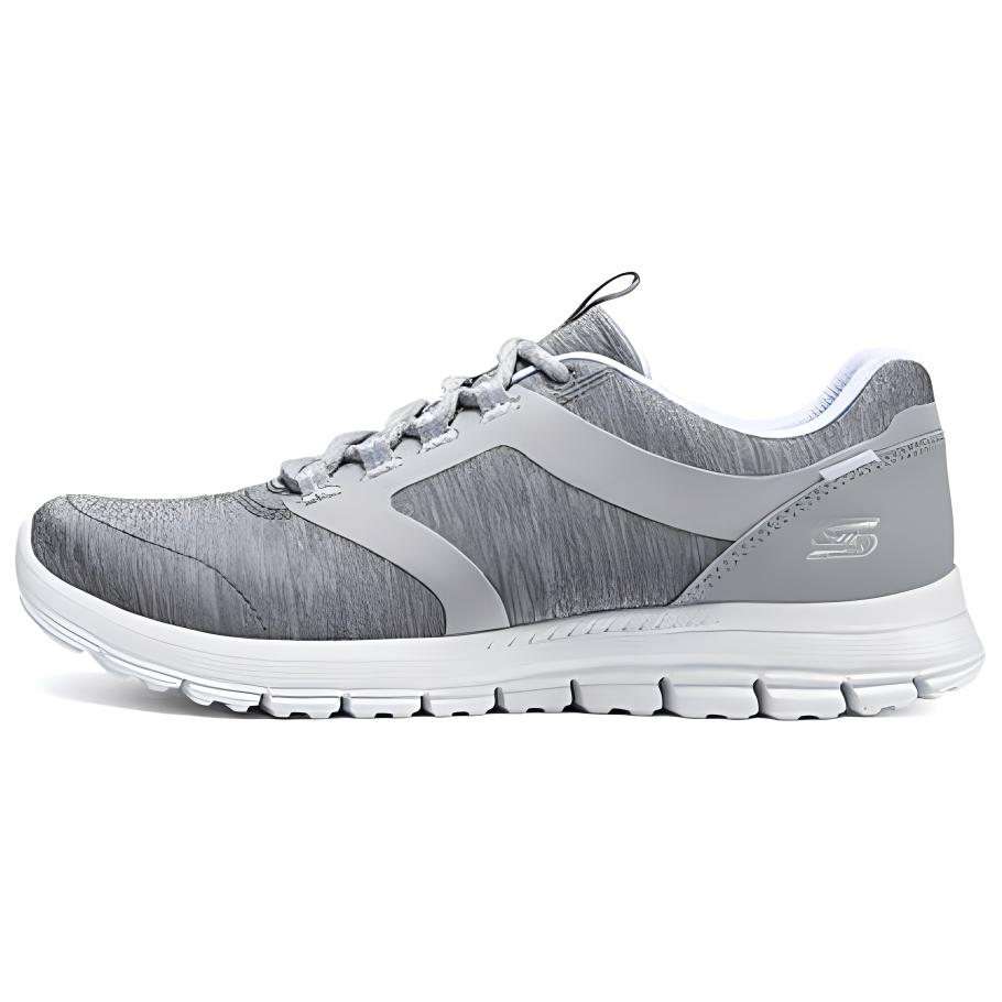 Skechers Women's GO Series Low Top Casual Running Shoes Women's Light Gray
