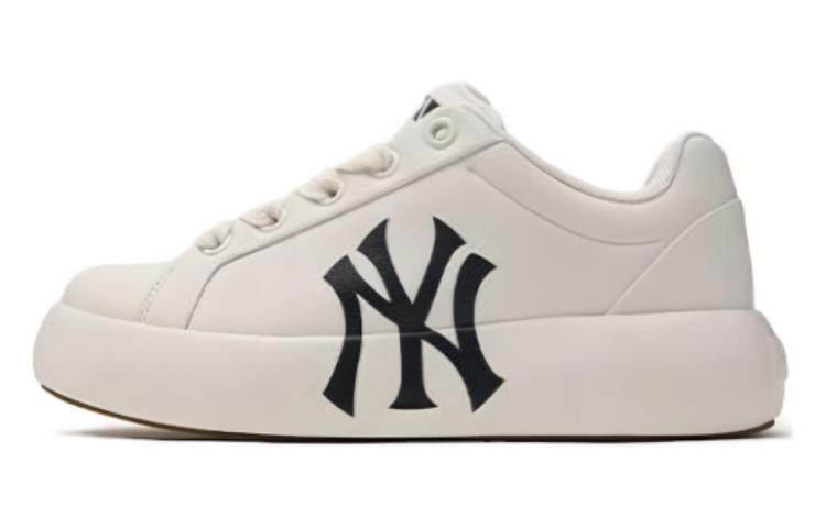 MLB Chunky Classic Low Top Casual Shoes Unisex Pink White