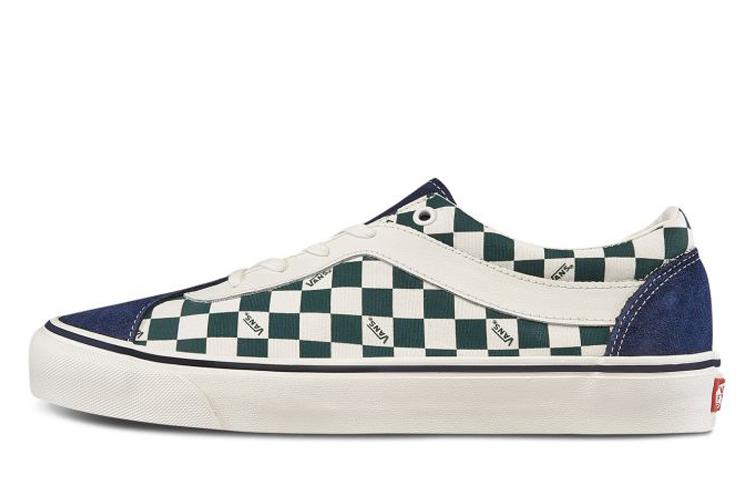 Vans Bold Ni Green White 'Dress Blues Trekking Green'