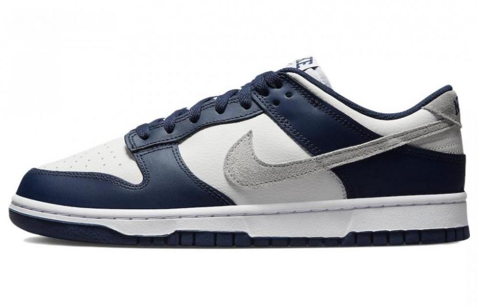 Nike Dunk Low Summit White Midnight Navy