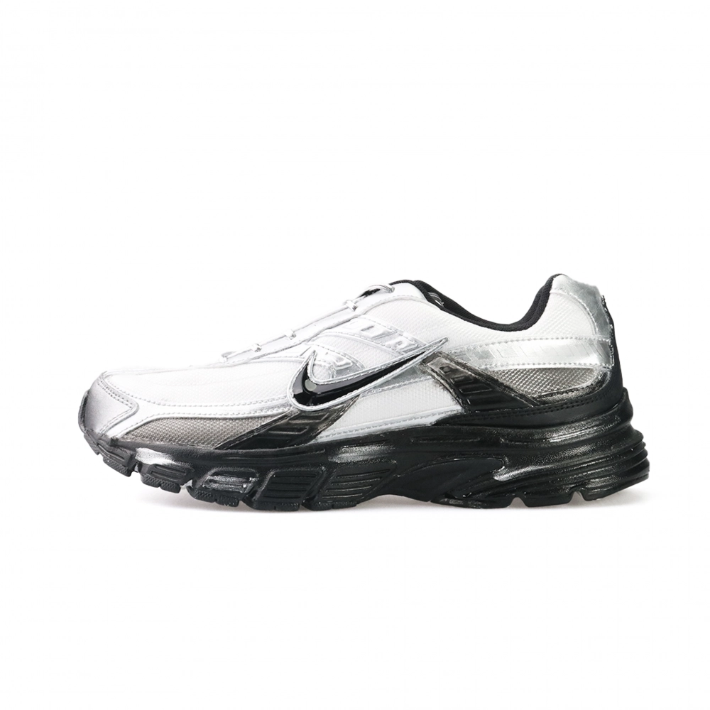 Nike Initiator Cushioning Abrasion Resistant Breathable Low top Casual City Commute Running Shoes Unisex Black Silver