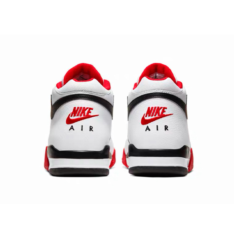 Nike Flight Legacy Cushioning Anti-Slip And Wear-Resistant High-Top Vintage Basketball Shoes Unisex Red White купить в интернет-магазине Yoocart с быстрой доставкой по России.