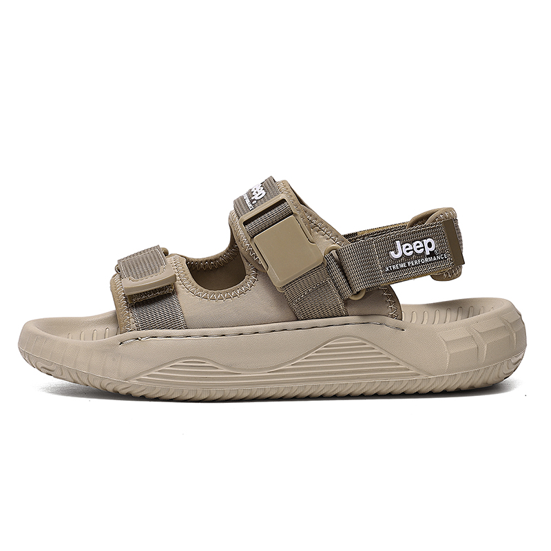 Jeep Beach Sandals Unisex Black