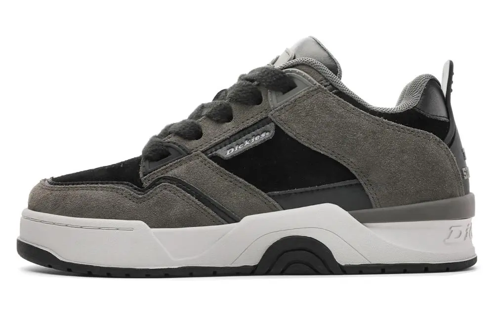 Dickies Low-Top Skateboard Shoes Men's Black Gray