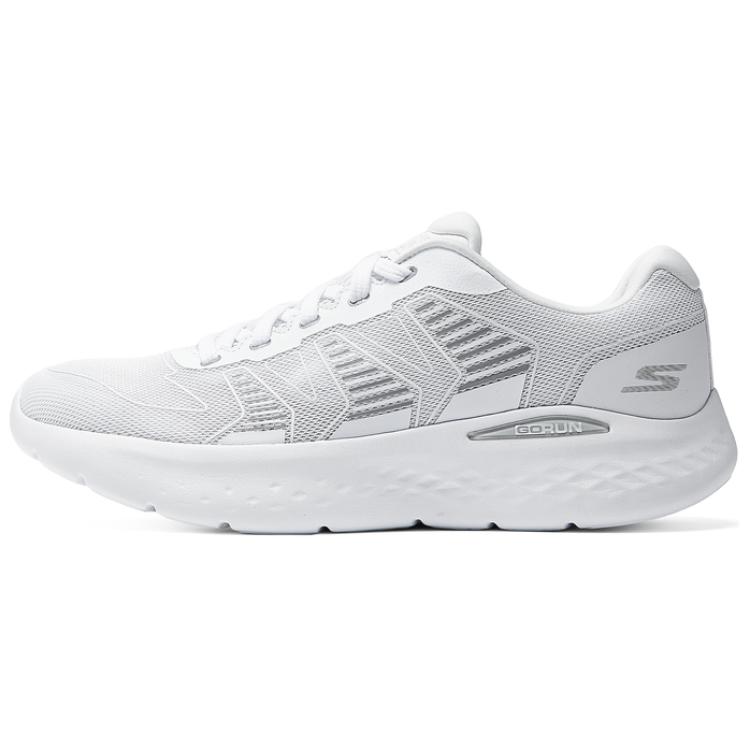 Skechers MEN'S GO Anti-Slip Wear-Resistant Low-Top Casual Running Shoes Men's White