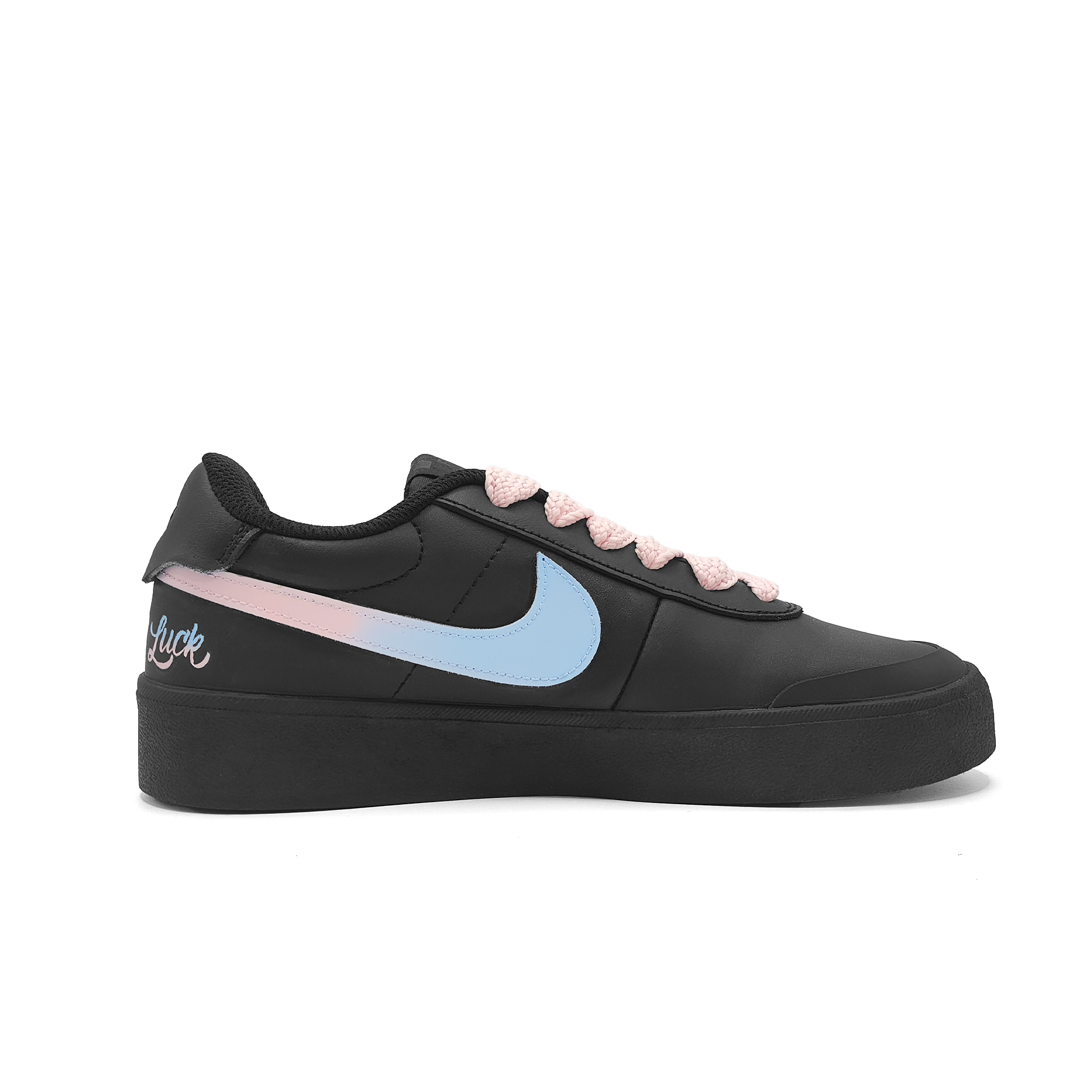 Nike Court Shot Abrasion Resistant Low top Skateboard Shoes Unisex Black