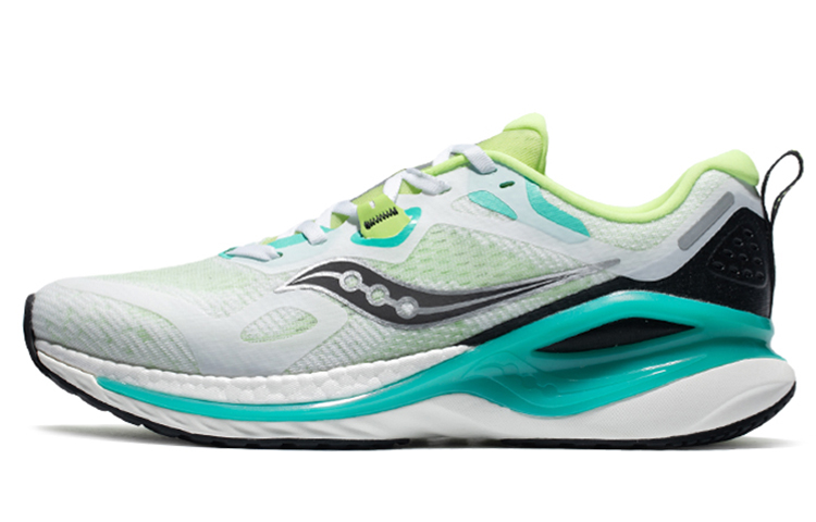 Saucony Phoenix Inferno 1 Cushioning Anti-Slip And Wear-Resistant Low-Top Running Shoes Men's White Green