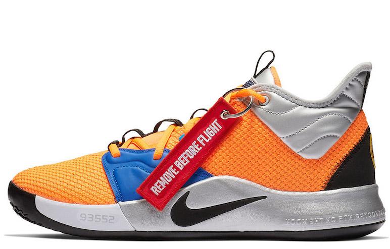 Nike Pg 3 Nasa 3 Orange Gray