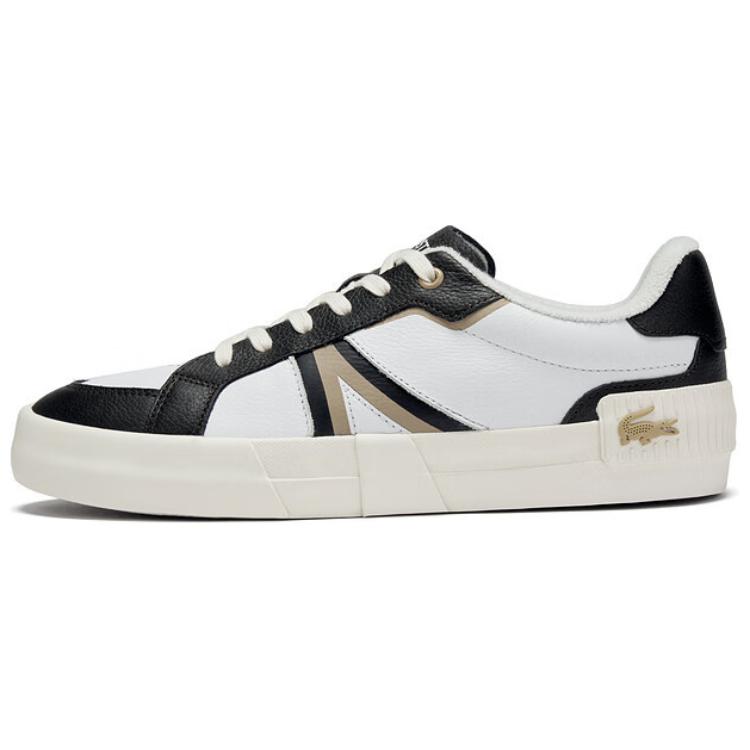 LACOSTE Skateboard Shoes Men's White Black