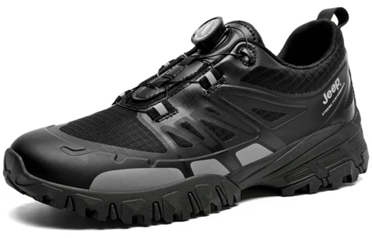 Jeep Cushioning Anti Slip, Wear Resistant, Water Resistant, Coverage Support Low Top Casual Shoes Men's Black