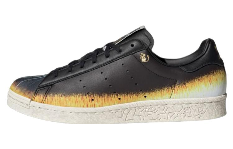 Adidas Originals Superstar 80s X Han Meilin 'Black Yellow Orange'