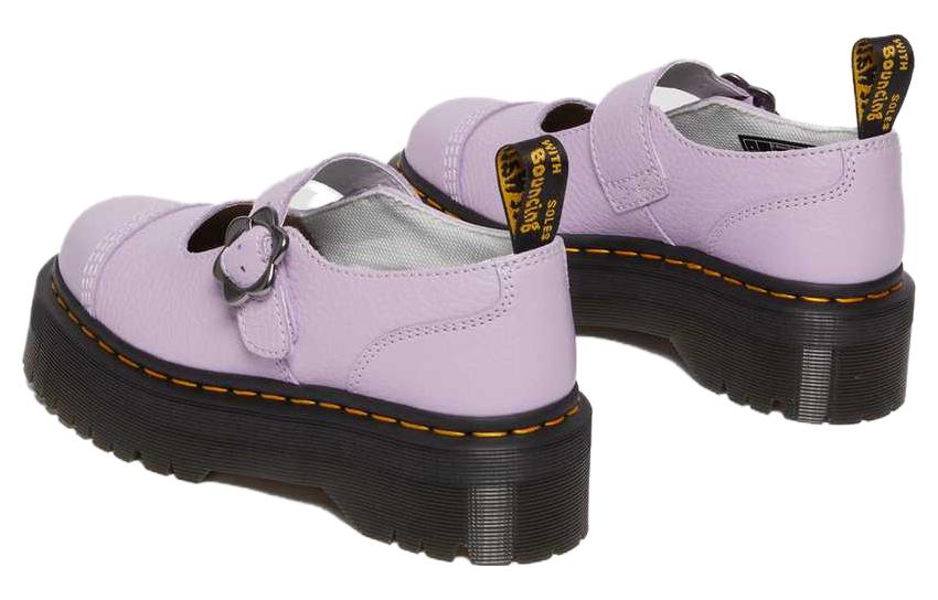 Dr. Martens Addina Flower Buckle Leather Platform Shoes 'Lilac' Women's купить в интернет-магазине Yoocart с быстрой доставкой по России.