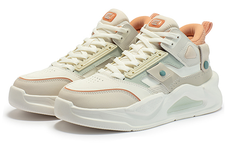 361° Gummies Se Durable Warm Mid-Top Sports Casual Shoes Women's White Gray